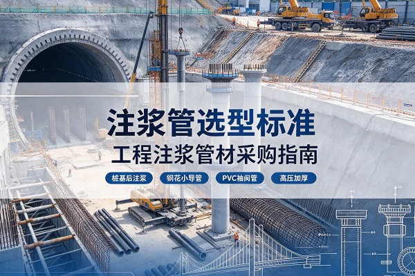 沈丘注浆管选型标准