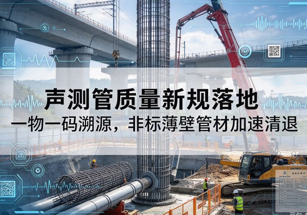 沈丘声测管质量新规落地，一物一码溯源，非标薄壁管材加速清退